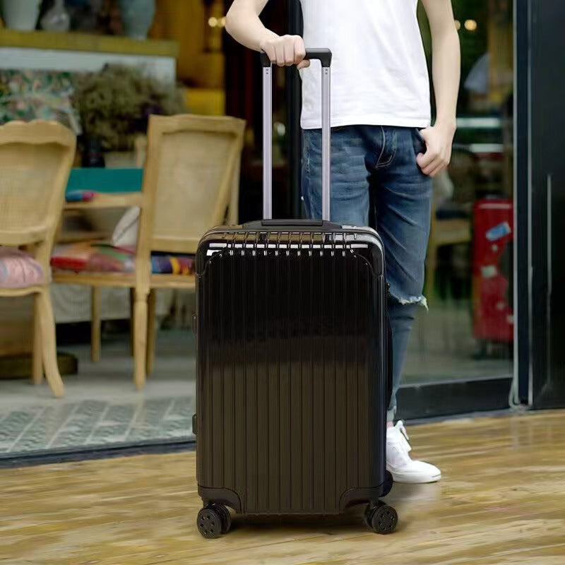 Suitcase female small 20 inch boarding 24 student password box light suitcase leather case trolley case strong and durable