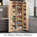 Solid wood sideboard storage cabinet refrigerator cabinet all-in-one with door sideboard wall-mounted multi-functional snack cabinet storage cabinet