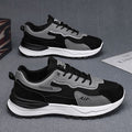 2025 new spring men's mesh breathable chunky sneakers - athletic, casual, trendy, thick-soled, height-increasing, work safety shoes for men