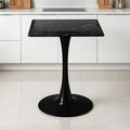 Household medieval style dining table milk tea shop commercial coffee table reception negotiation table slate tulip square table coffee table