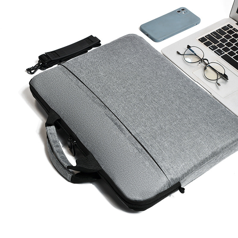 Computer bag custom logo business shoulder bag 14 inch 15 inch laptop bag portable high sense