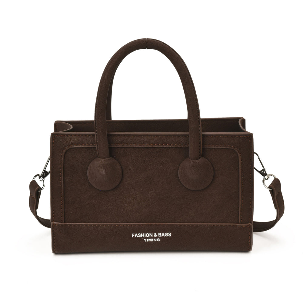 Handheld small bag for women, new arrival, high-end retro patchwork design, versatile and stylish shoulder bag with a premium feel, and a fashionable crossbody bag
