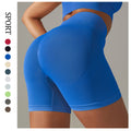 New in stock seamless knitting peach pants tight sports shorts high waist belly control butt lifting running fitness yoga pants