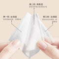 Keqi cotton pads, disposable nail polish remover cotton, three-layer thickened beauty salon makeup remover cotton, soft, skin-friendly, hydrating, hot-selling