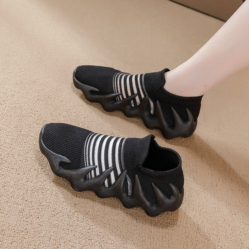 2025 summer new arrival: women's octopus sneakers - athletic, casual, mesh, breathable, flyknit running shoes