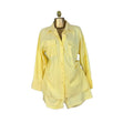 European and american cross-border women's fashion  autumn new arrival: elegant turn-down collar yellow striped long-sleeve shirt and wide-leg shorts set