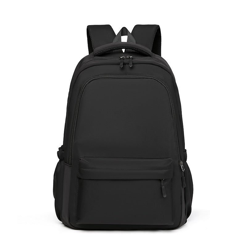 Cross-border fashion large-capacity couple backpack, simple commuter travel backpack, versatile trend high school student schoolbag
