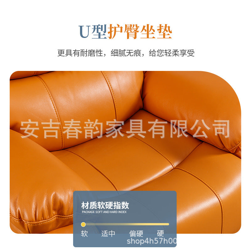 Space sofa capsule lazy electric massage single faux leather rocking reclining functional sofa chair - comfortable & multifunctional