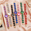 New arrival small sugar cube quartz watch cross-border hot selling heart-shaped elegant women's watch high-value women's bracelet watch