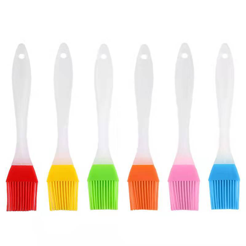 Zibo barbecue manufacturer spot baking silicone small split brush barbecue brush silicone oil brush cake barbecue brush
