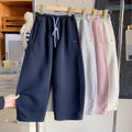 Korean style fashion spring new arrival sports casual pants  spring and autumn hot style loose versatile drawstring scimitar sweatpants for women