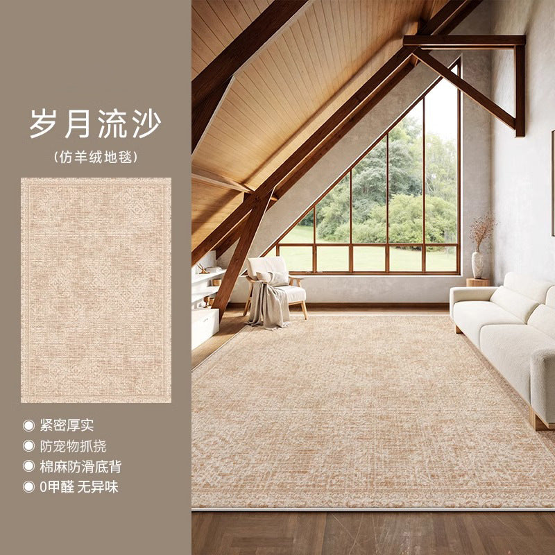 Carpet living room bedroom new arrival bedside no maintenance no washable frenchretro room accessible luxuryclassy floor mat