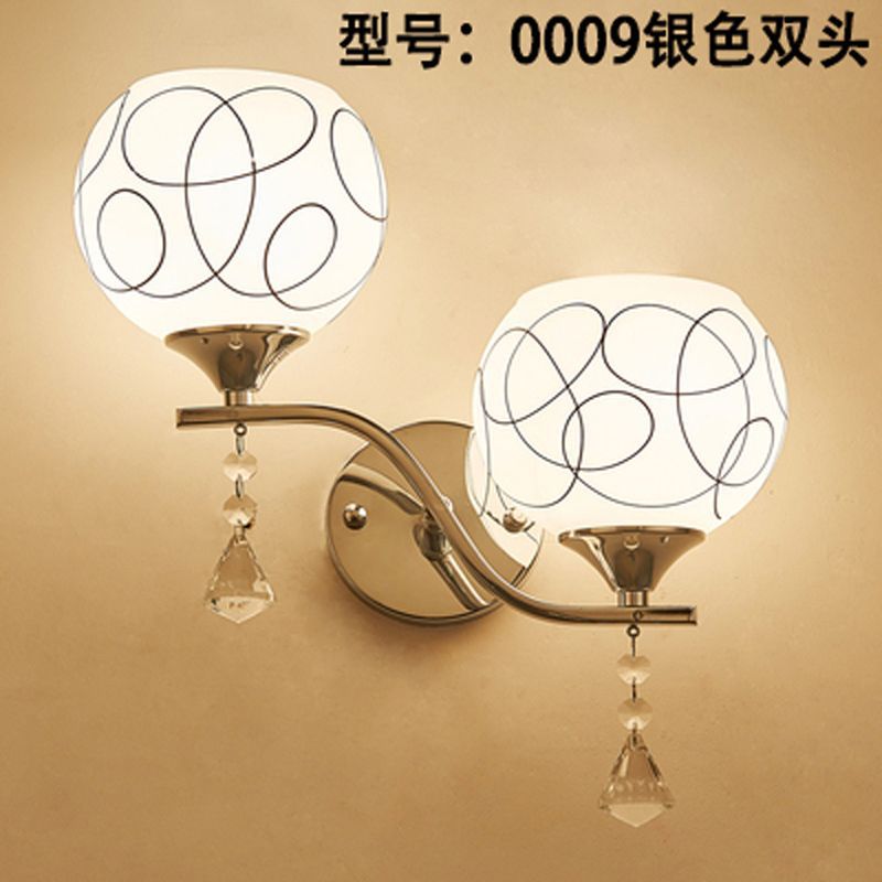 Nordic wall lamp bedroom bedside lamp modern casual creative hotel aisle lamp living room corridor wall lamp staircase lamp
