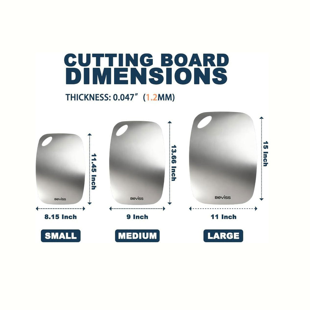 Stainless steel cutting board double-sided kitchen for home anti-mold cutting board cutting vegetables commercial kneading noodles cutting fruit chopping board rolling board