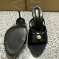 Za2025 high-heeled flip-flops outwearpopular2025frenchfashionsummer high-heeled shoes slippers sandals good looks