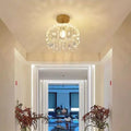 Luxury crystal entryway chandelier - french art style for hallway, corridor, balcony, and ambiance enhancement