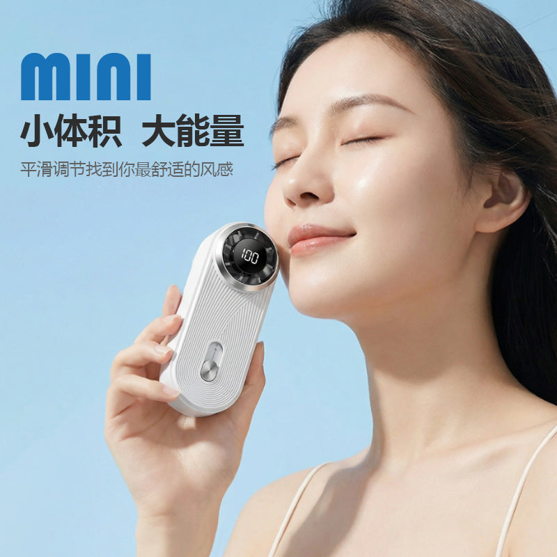 2026 cross-border high-speed handheld fan - usb outdoor portable silent stepless speed adjustment mini fan
