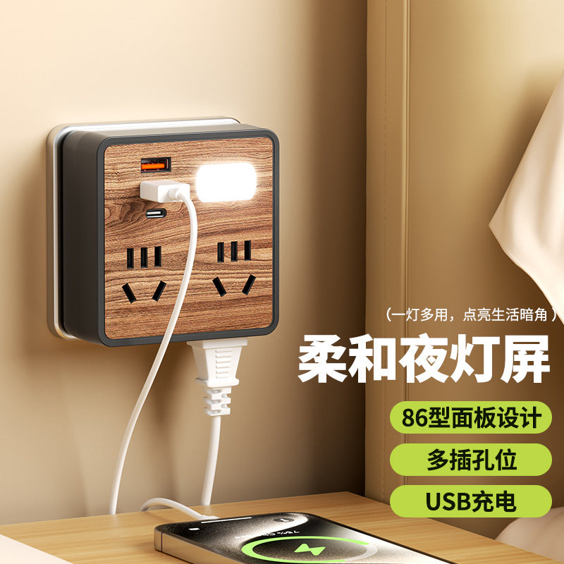 Smart socket home converter 86 converter multifunctional multi-hole usb plug strip student dormitory