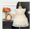 summer girls' dress - kids' floral a-line style, trendy casual princess dress, clearance sale on limited sizes