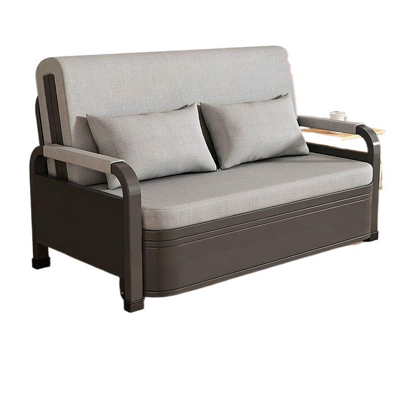 Multifunctional foldable sofa bed sofa storage dual-purpose small apartment living room balcony single double rental house telescopic bed
