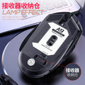 Silver sculpt a9 illuminated silent gaming wireless mouse - pink edition for laptops - cross-border private mold wholesale