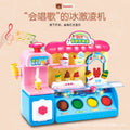 Kids' play dough ice cream maker - creative toy set for pretend play, includes play dough molds for ice cream shop role play