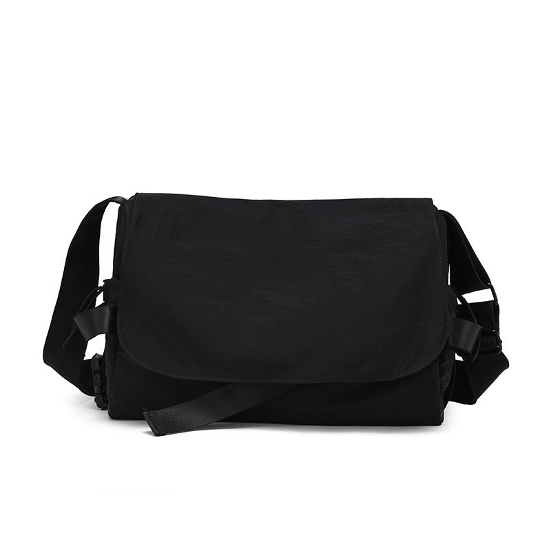 New men's messenger bag trendy college student large-capacity computer bag Japanese casual versatile small satchel shoulder bag