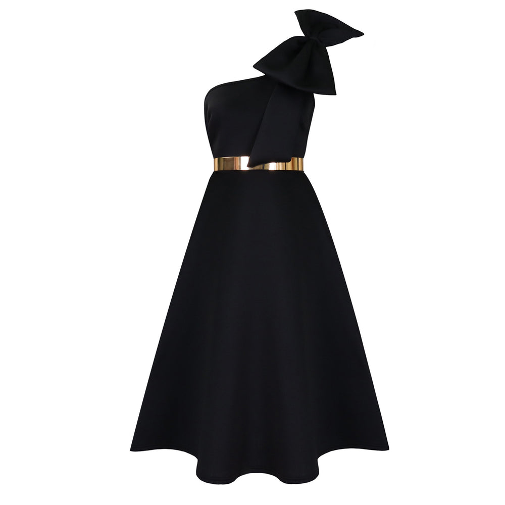 Q119 cross-border   independent station fashion women's solid color sexy dress foreign trade dress