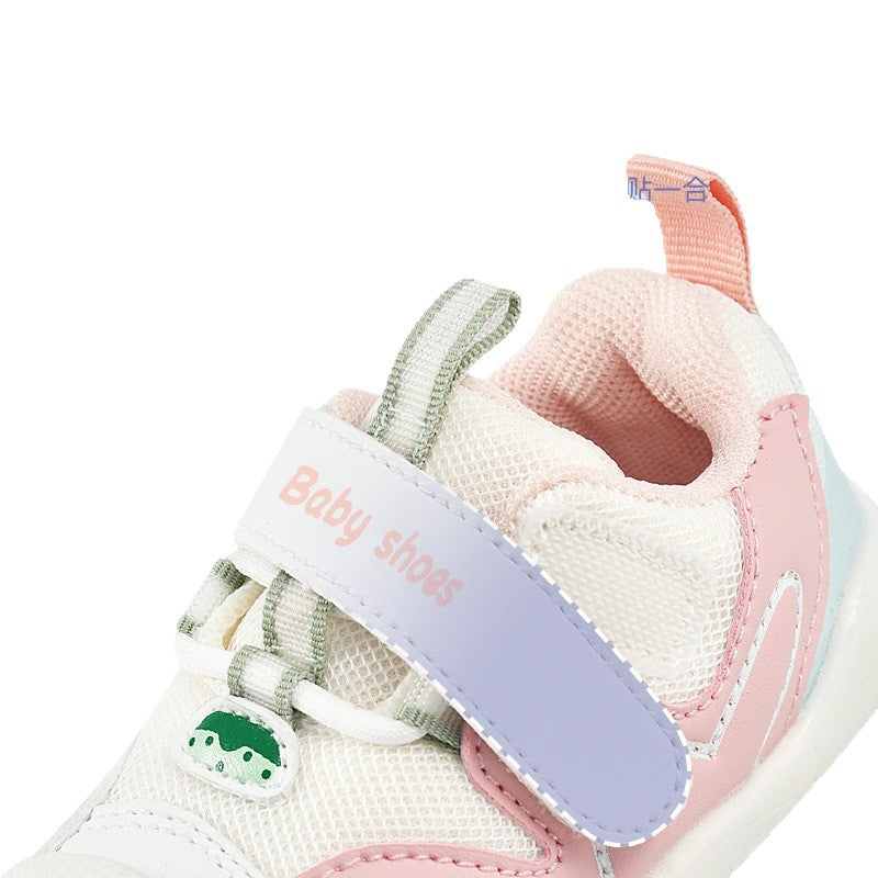 Toddler shoes for boys, spring and autumn infant shoes, soft sole functional mesh shoes, baby shoes for boys aged 1-3 years