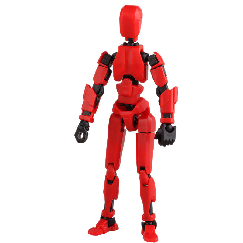 Multi-joint movable doll 3d printed hand board lucky 13 doll full body movable robot decompression toy artifact