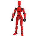 Multi-joint movable doll 3d printed hand board lucky 13 doll full body movable robot decompression toy artifact