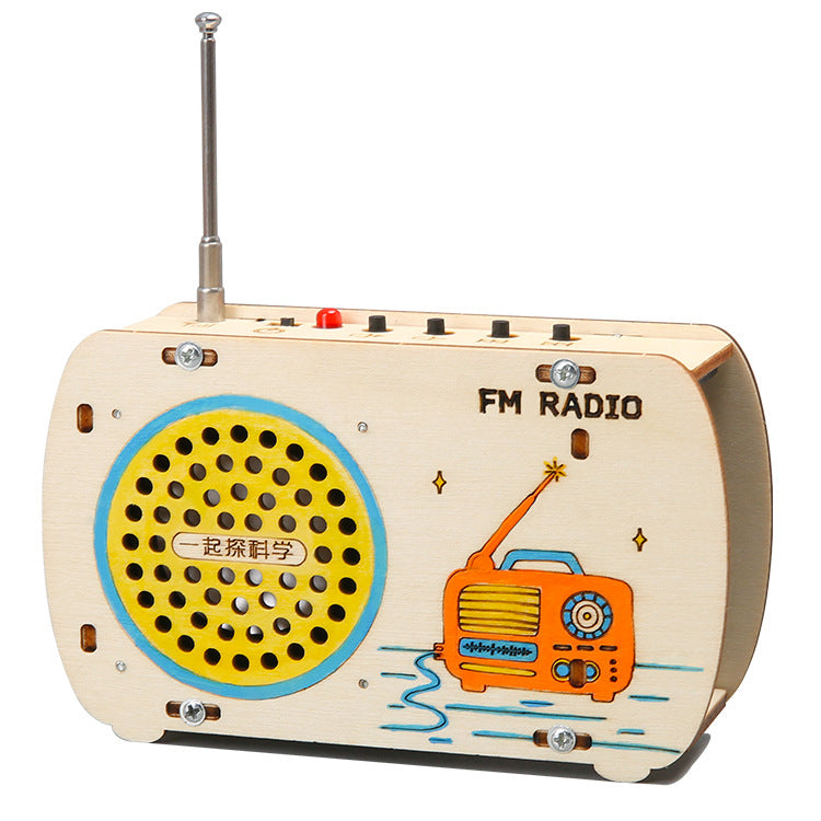 Science and technology small production children's educational toys DIY radio student homemade handmade model scientific experiment wholesale