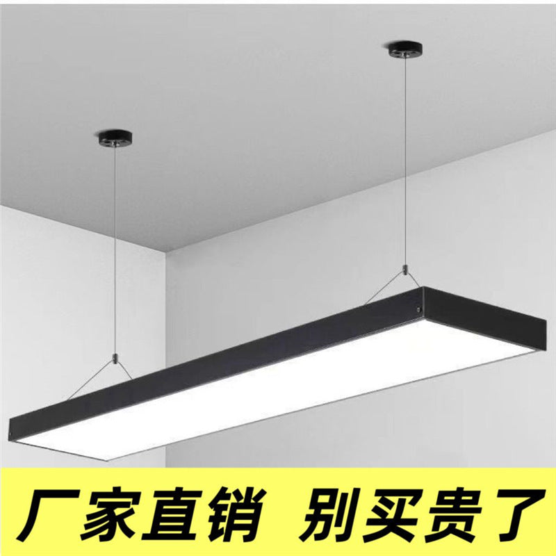 Led ceiling light/pendant light - dual use - rectangular led linear pendant light for gym, supermarket, office, shop, and mall