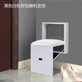 Folding shoe changing stool with soft bag, wall-mounted ultra-thin wall-mounted chair, invisible stool at the door, wall-mounted hidden stool