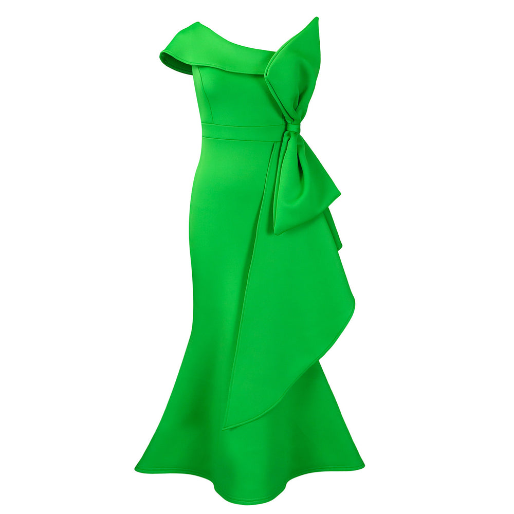 C8577 european and american women's clothing  cross-border fashion bandeau slant neck sexy slim-fit evening gown african dress