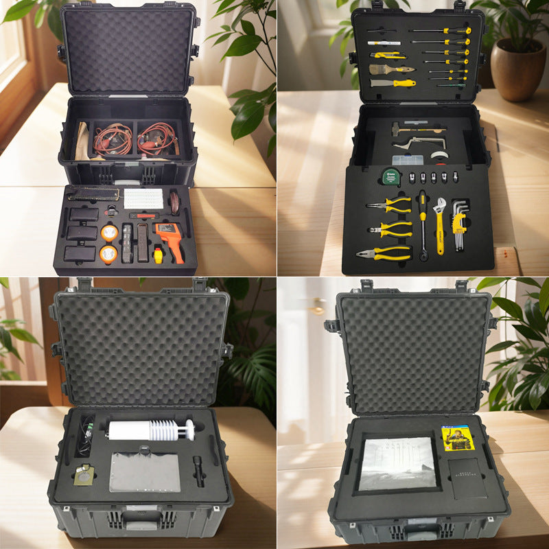 Dingyang PP plastic toolbox Hardware finishing Portable protection equipment Sealed waterproof and shock-resistant safety box