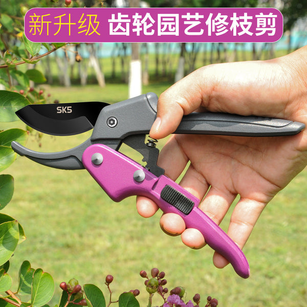 Gear pruning shears Gardening shears Labor-saving sharp fruit tree pruning shears Professional orchard shears Gardening tools