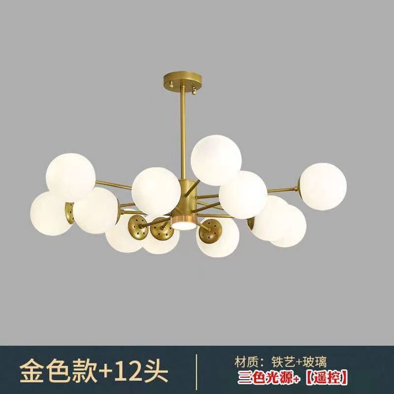 Nordic led pendant light - modern minimalist style for living room,  new arrival, bedroom main light, gold magic bean lamp