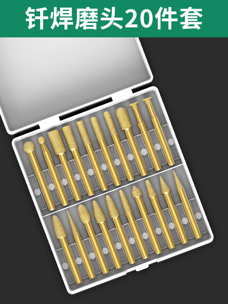 Baolian Diamond Grinding Head Emery Grinding Head Brazing Grinding Drill Bit Direct Grinding Machine Stone Marble Tiles