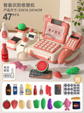 Kids' supermarket cash register toy - realistic multifunctional play store, educational puzzle, girl's pretend play cashier station, birthday gift