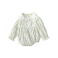 Infant and toddler autumn clothing, class a bodysuits, newborn long-sleeved rompers, baby girl outdoor crawling suits for spring and autumn