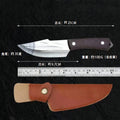 Forged boning knife, special butchering knife, sharp sheep and pig cutting knife, for home vegetable cutting, peeling and eating meat knife