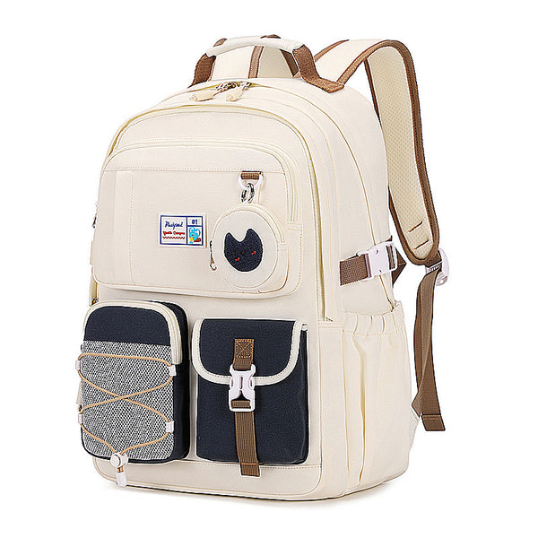 Rui brand schoolbag female junior high school student high school high school large-capacity college student backpack 2024 new girl cute backpack