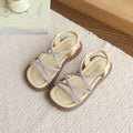 Girls' sandals: stylish rhinestone princess shoes for baby girls, new summer  collection, soft-soled beach sandals for kids