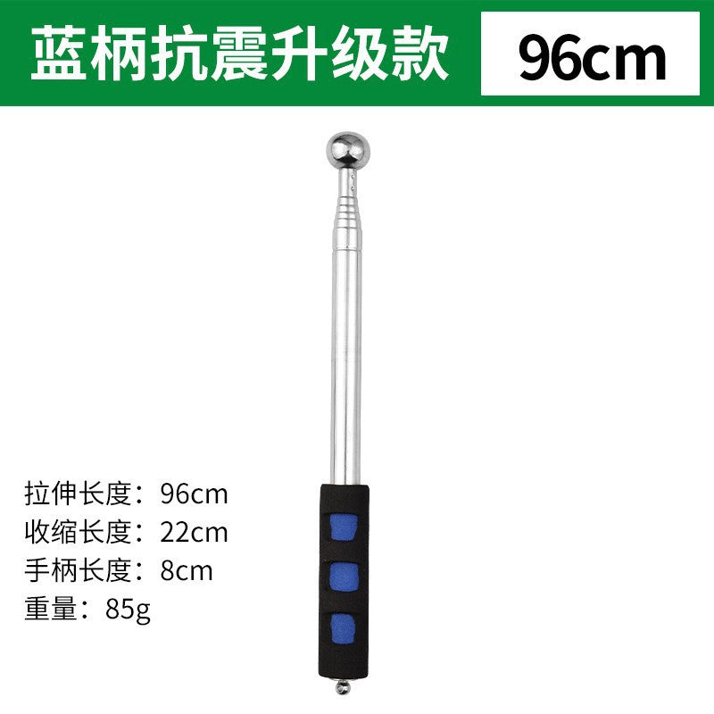 Empty drum hammer inspection tool thickened thickened telescopic professional acceptance suit knocking tile empty drum detection hammer inspection rod