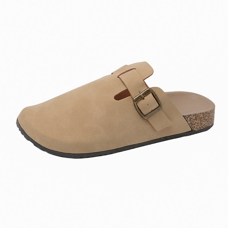 Birkenstock women's new autumn/winter collection: thick-soled, soft-soled, versatile closed-toe mules - slip-on lazy shoes