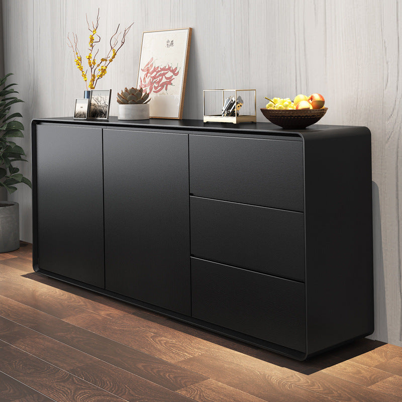 Solid wood sideboard - minimalist tea cabinet for living room, nordic kitchen storage cabinet, entryway console table, storage cabinet