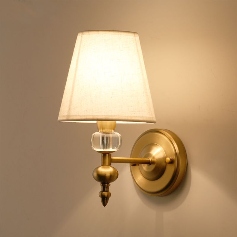 Wall lamp - bedroom bedside wall light, living room background wall lamp, hallway corridor staircase light, american style led fixture