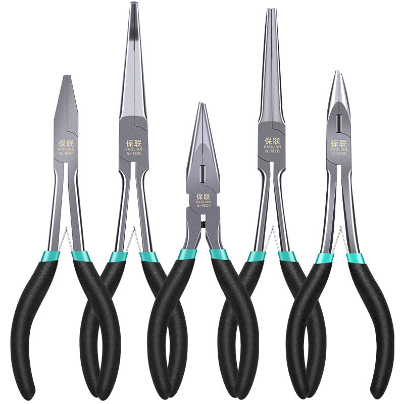 Baolian fishing pliers long pointed mouth flat mouth curved mouth outdoor hook removal line hook removal fish control multi-functional lure pliers