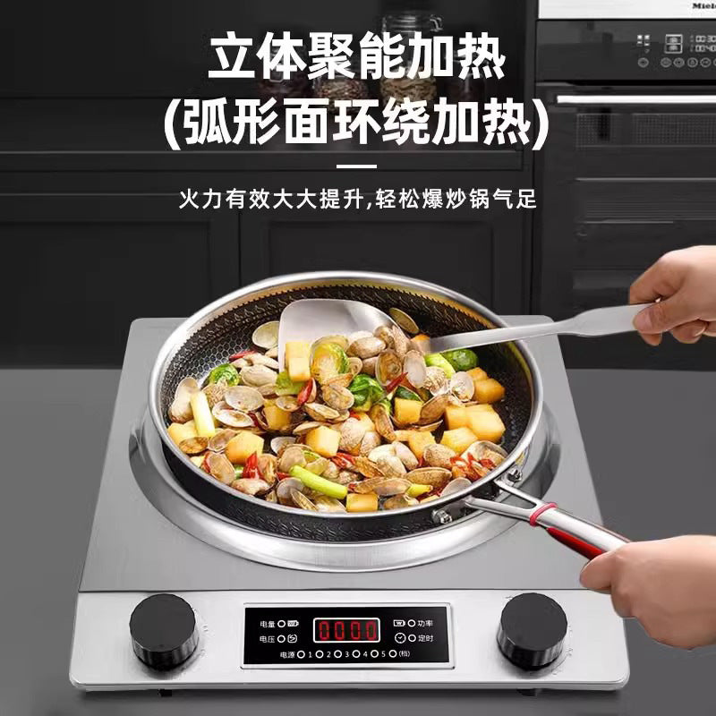 concave induction cooker for home5000w high power hot stir-fry hot pot all-in-one multi-function battery stove